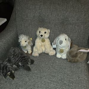 Set of Plush Stuffed Animals - Miyoni by aurora / TY / A&A plush